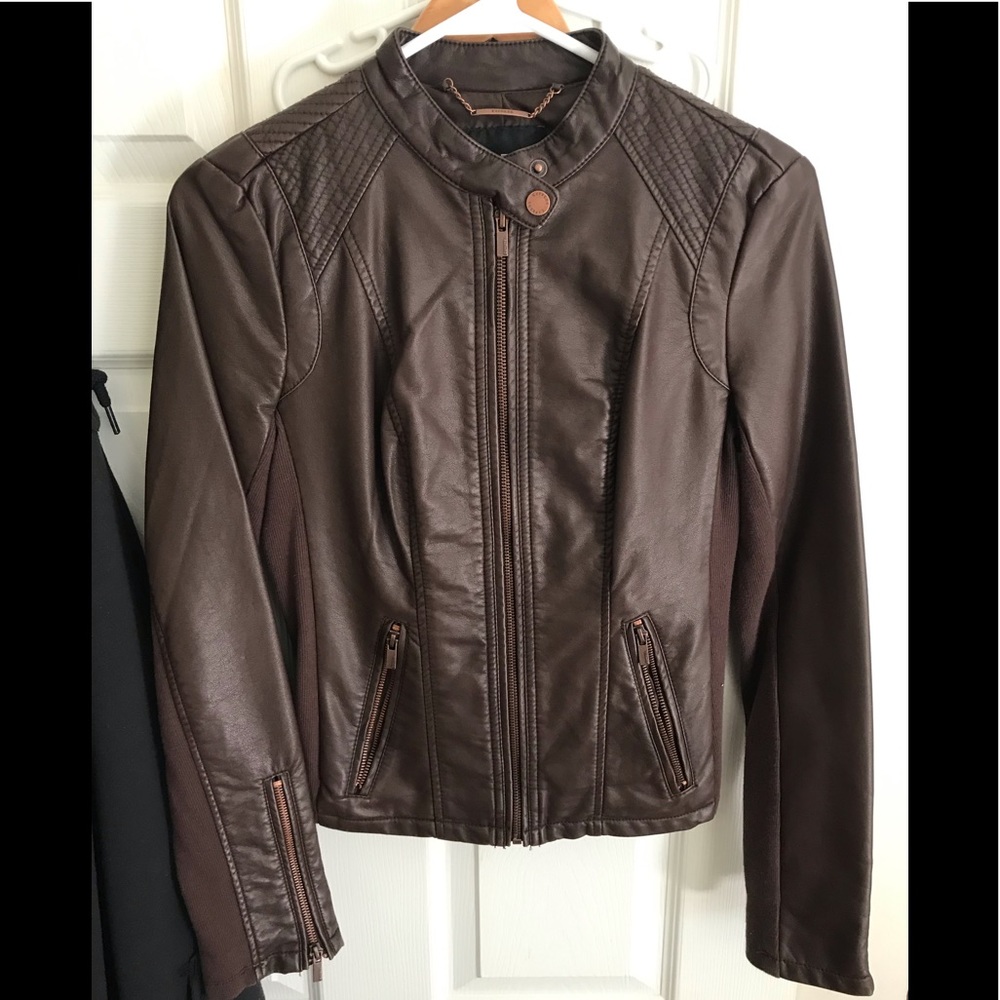 Express leather jacket